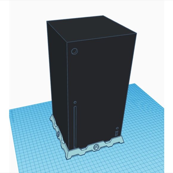 Microsoft Xbox Series X Vertical Stand Console Companion with Logo System Border - Picture 2 of 3